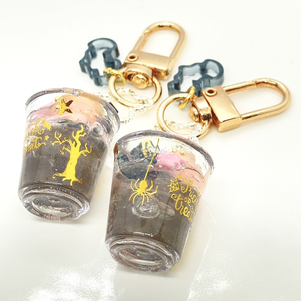 ハロウィンパフェキーホルダー