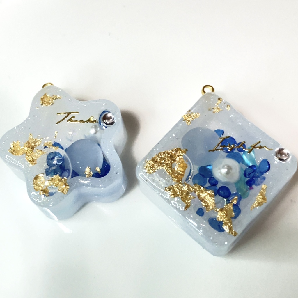 キーホルダーペアセット(ブルー)