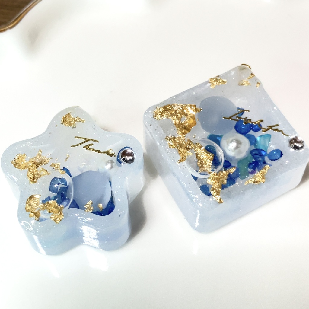 キーホルダーペアセット(ブルー)