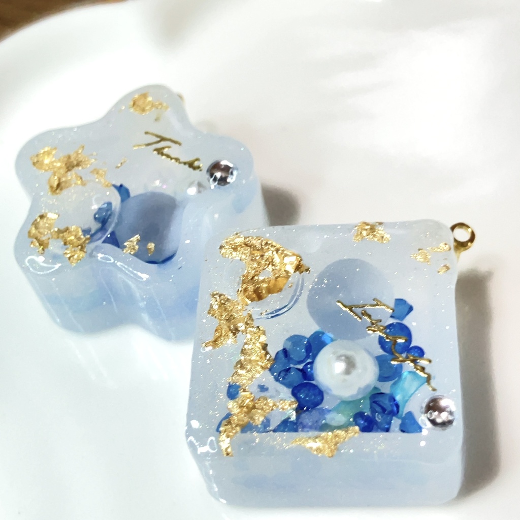 キーホルダーペアセット(ブルー)