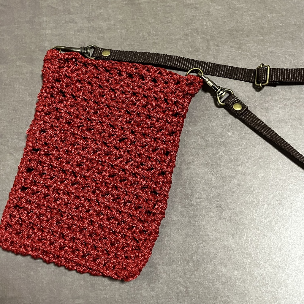 スマホショルダーバッグ(赤)