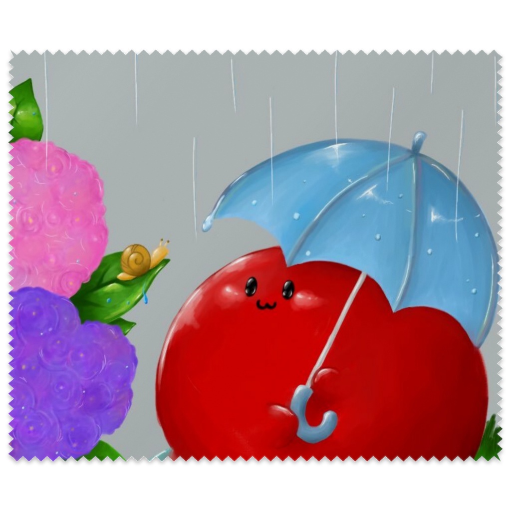 オリジナルイラストメガネ拭き