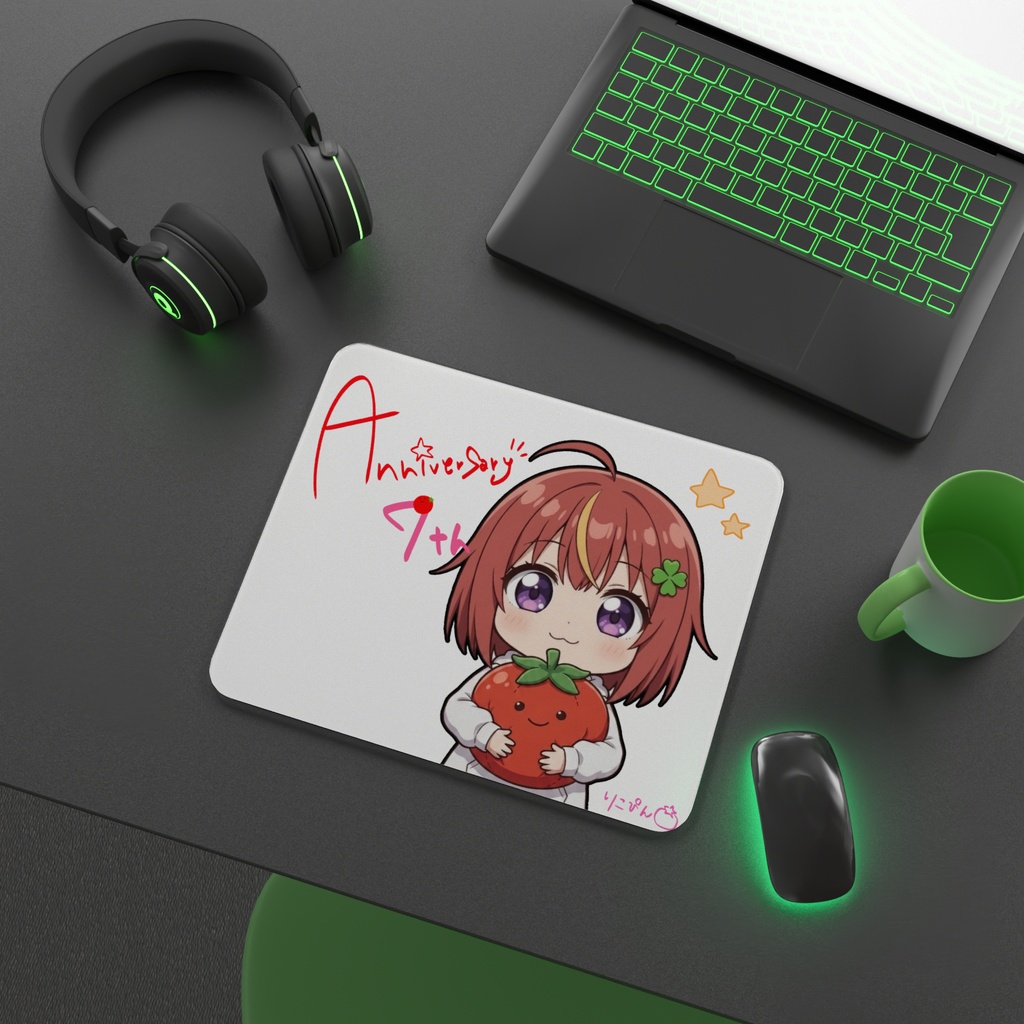 Anniversaryガラスマウスパッド