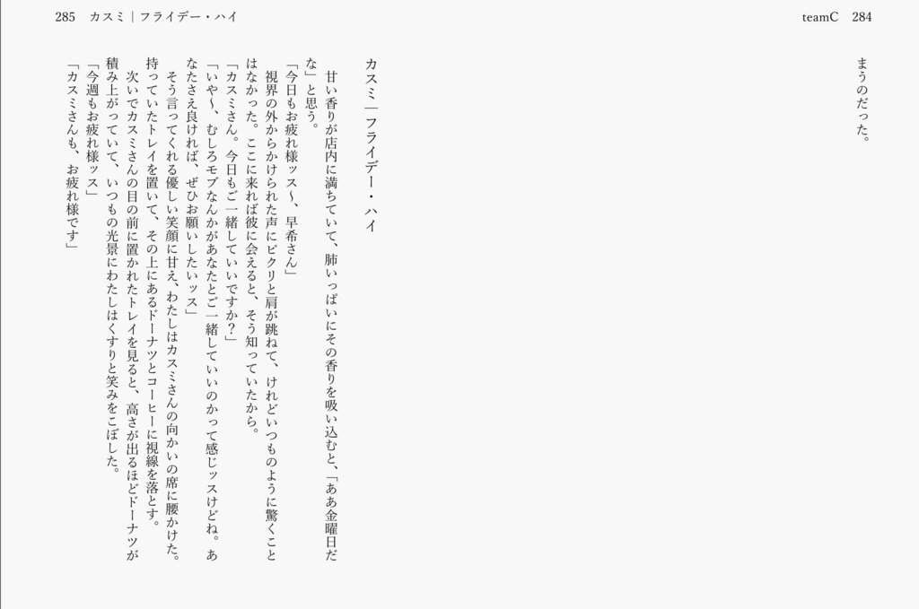 キャス早希SS再録集