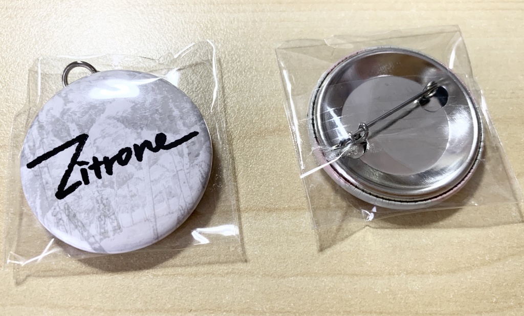 ツィトローネ ロゴ 缶バッジ&キーホルダー