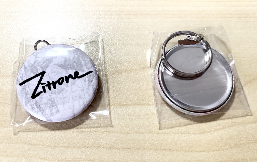 ツィトローネ ロゴ 缶バッジ&キーホルダー