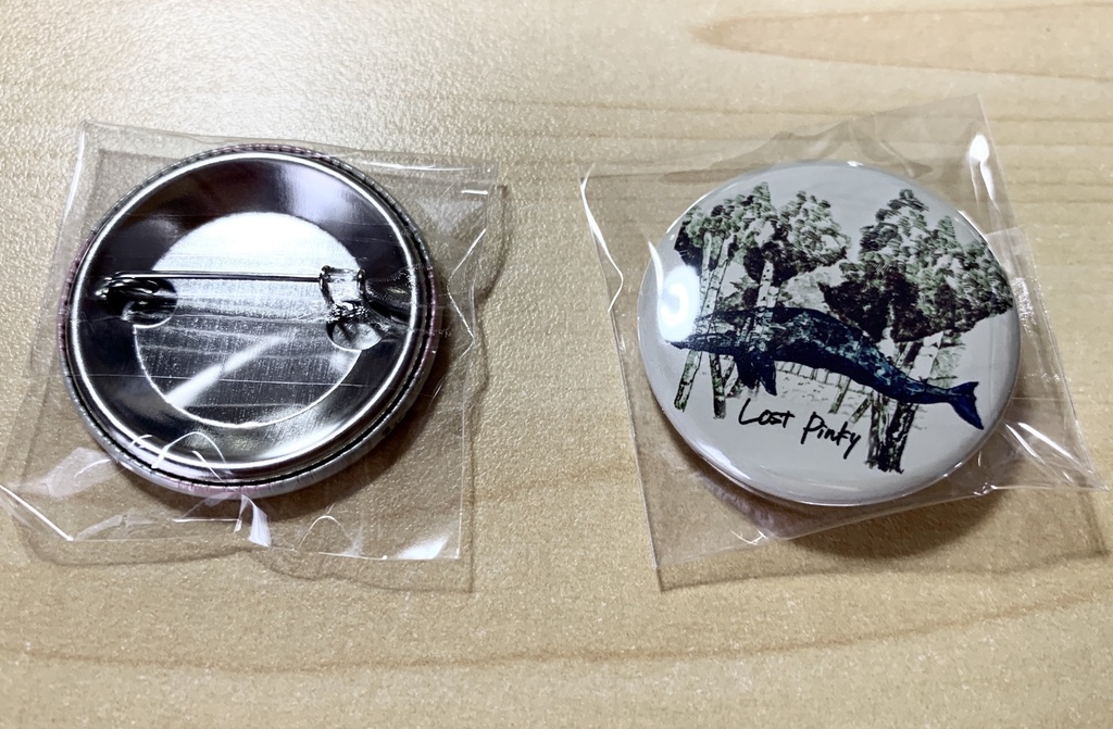 ツィトローネ Lost Pinky 缶バッジ&キーホルダー