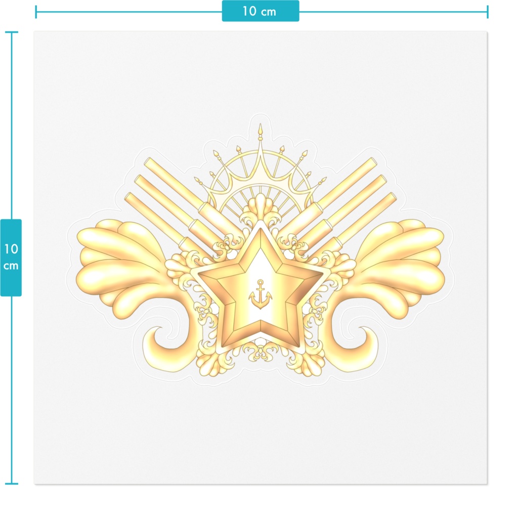 紋章ステッカー/クリア