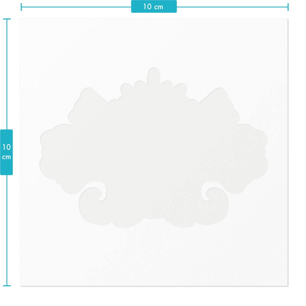 紋章ステッカー/ホワイト