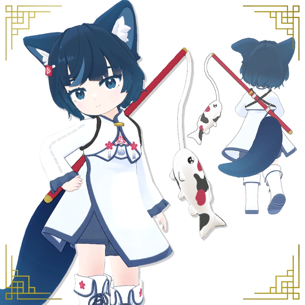 オリジナル3Dモデル『琳花 - Rinka』