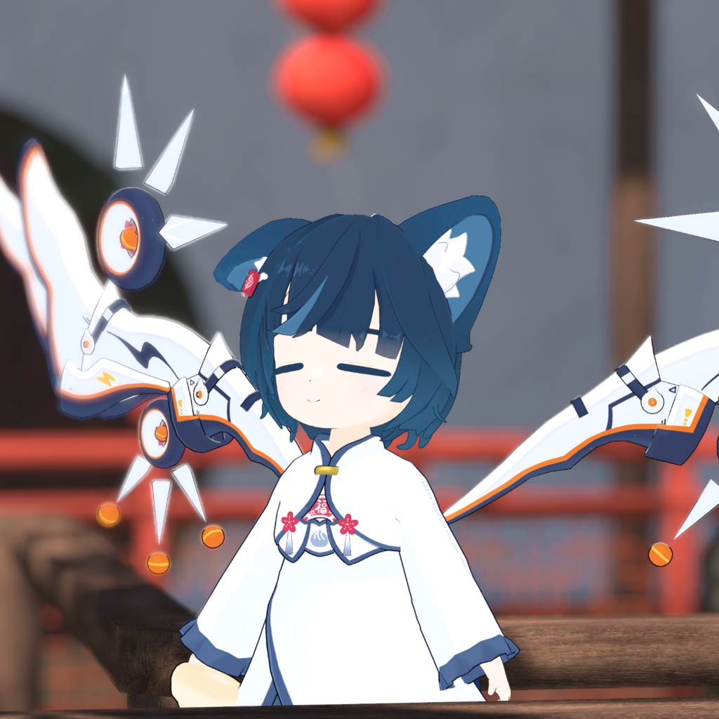 【期間限定無料】VRChat想定アクセサリー『機械の翼』