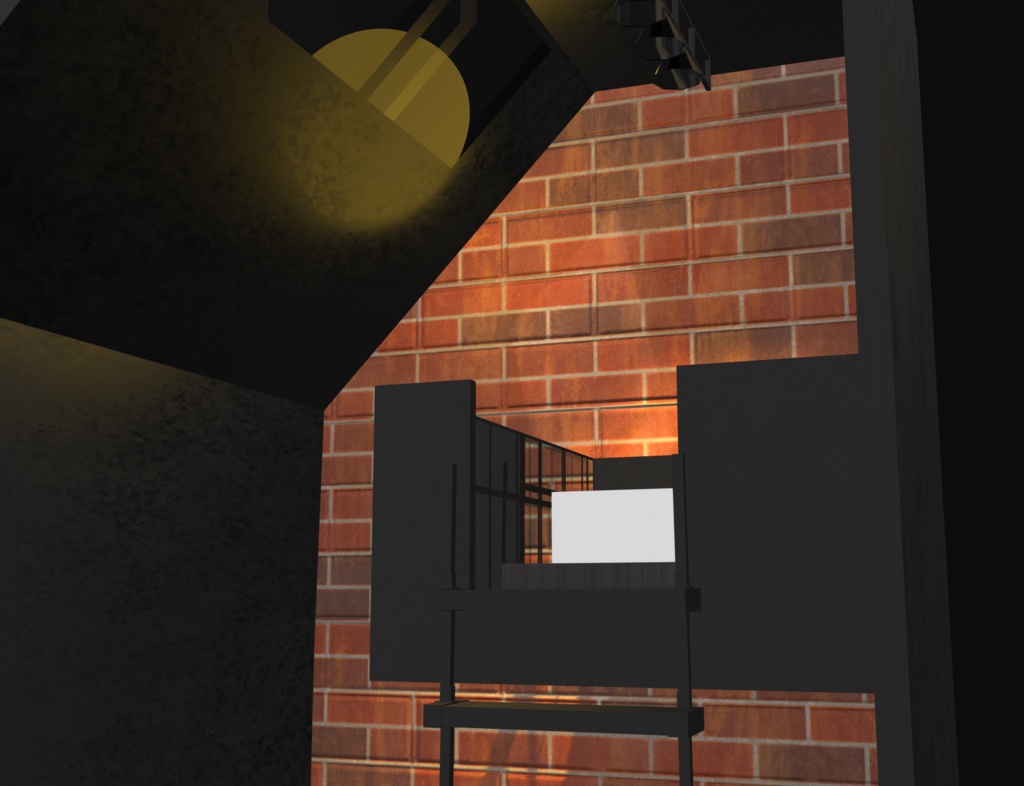 Industrial Room(3D asset, GLTF and FBX, all needed files are included)