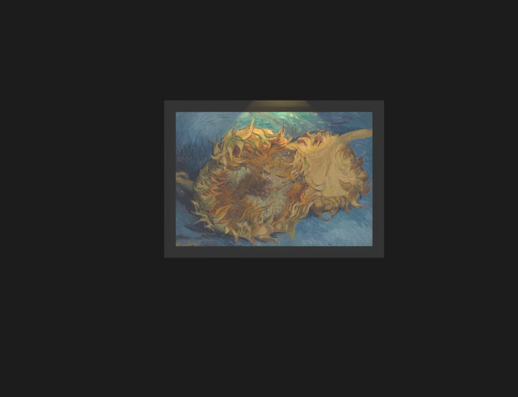 6 Oil paintings Set GLTF for Unity, Meta-verse world and VR/ARs