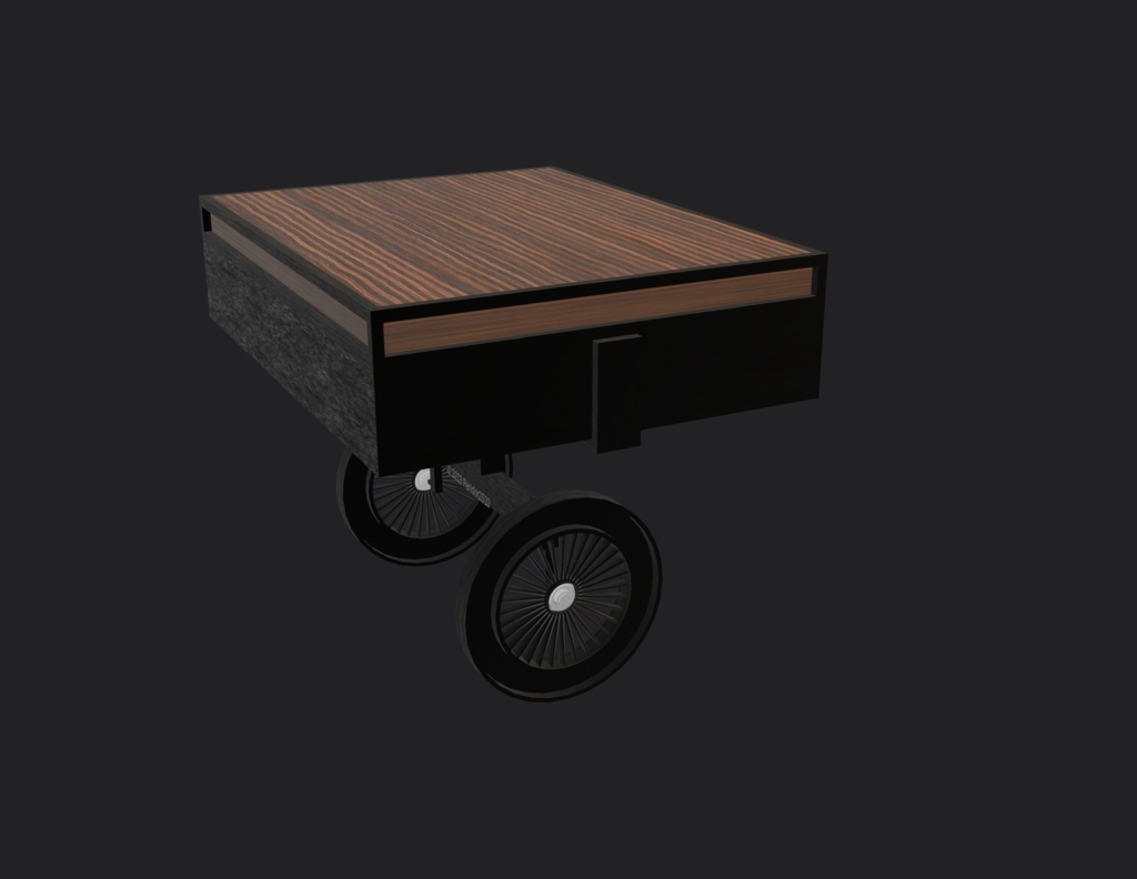 Industrial Desk(GLTF) for your metaverse artworks