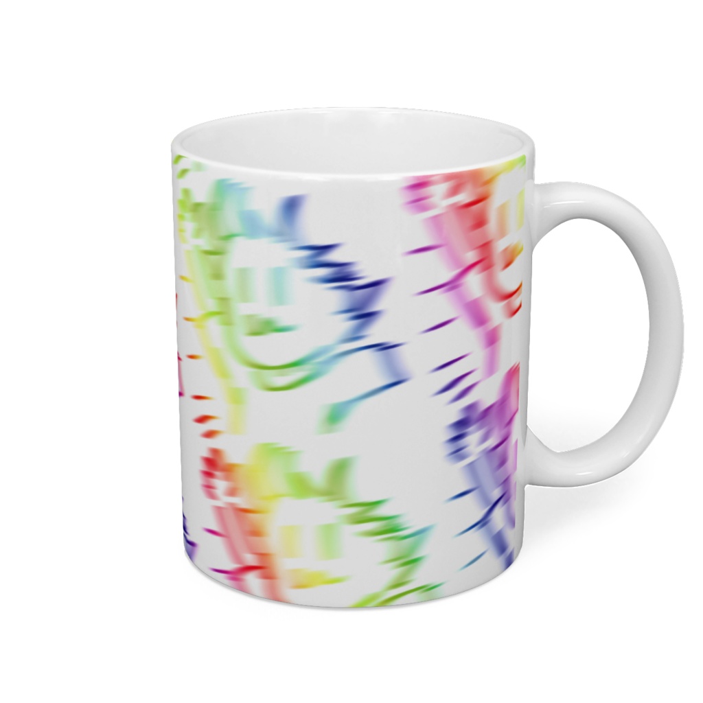 レインボースピード感マグカップ