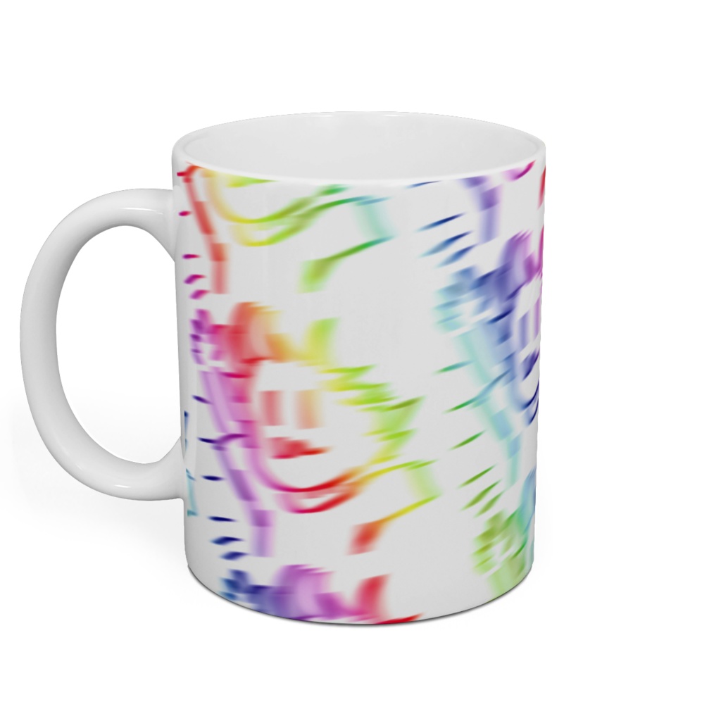 レインボースピード感マグカップ