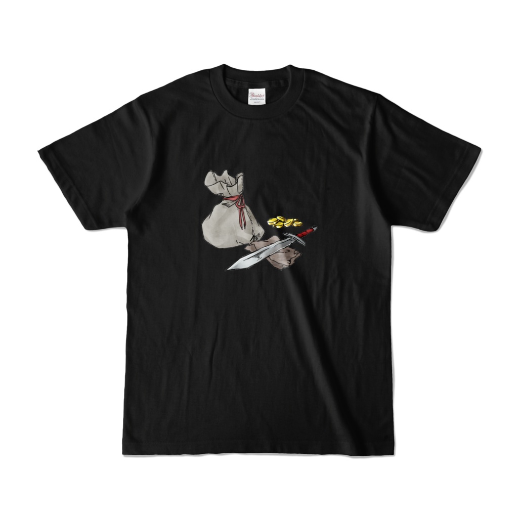 ぼうけんのおともTシャツ(黒)
