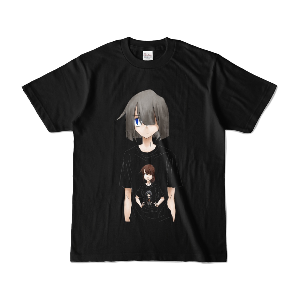Tシャツの中のTシャツTシャツ（黒T版）