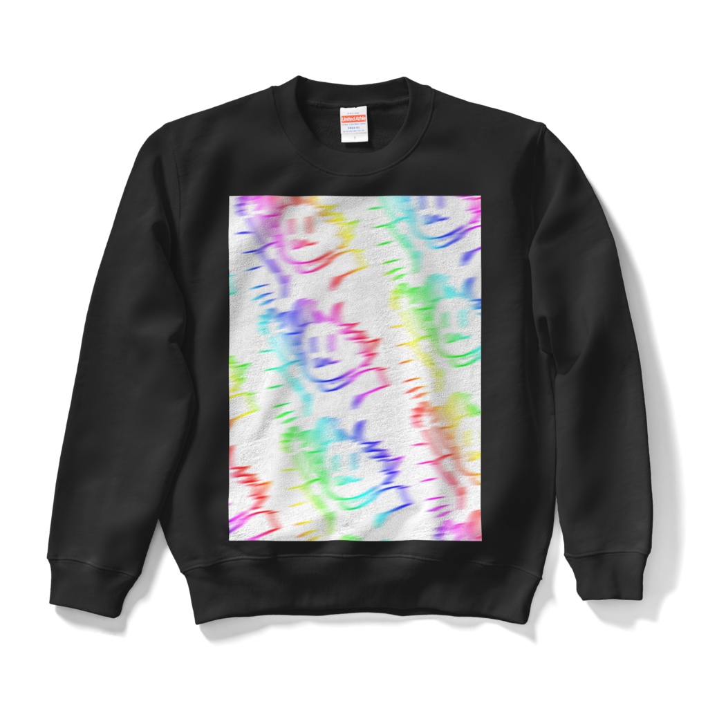 【白2色】レインボースピード感スウェット