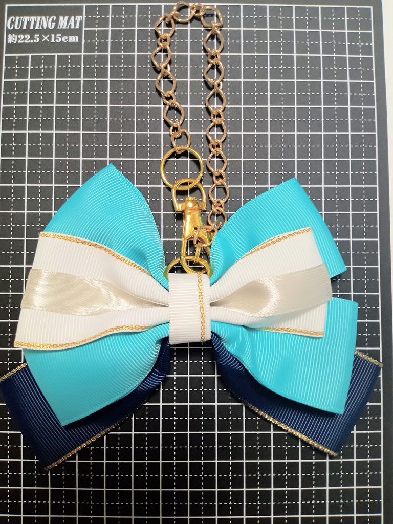 リボン型バッグチャーム