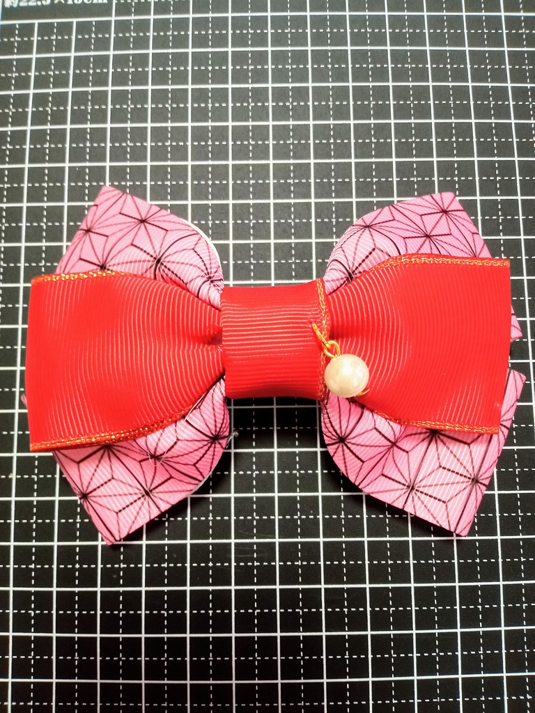 【ねずこ】リボンバレッタ