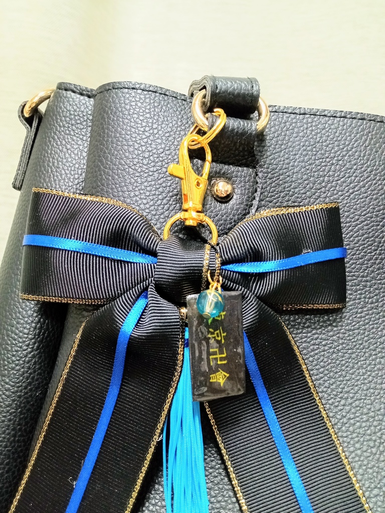 【場地圭介】バッグチャーム ナスカンタイプ