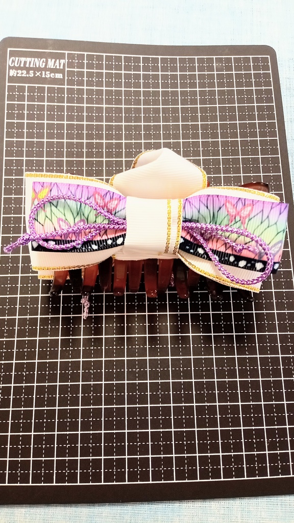 しのぶ ヘアクリップ白