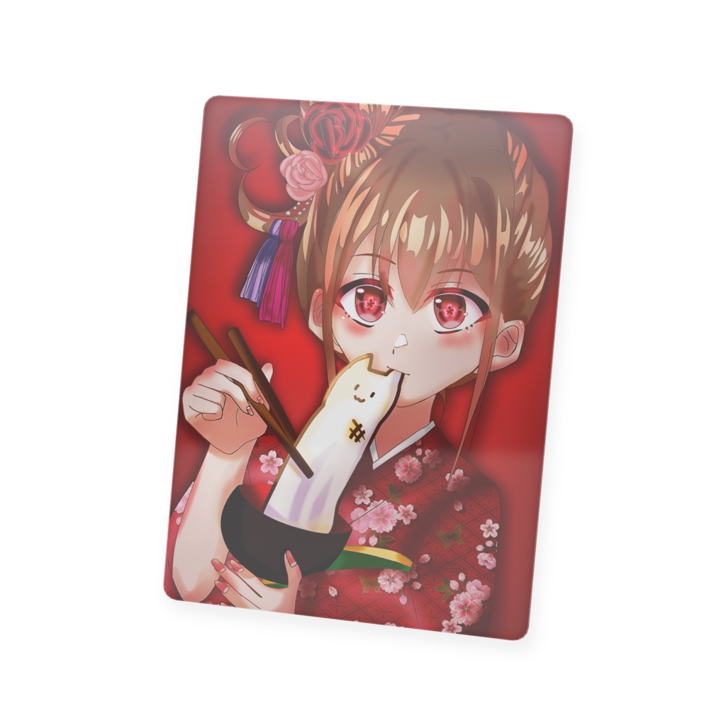 正月イラスト/プラスチックカード