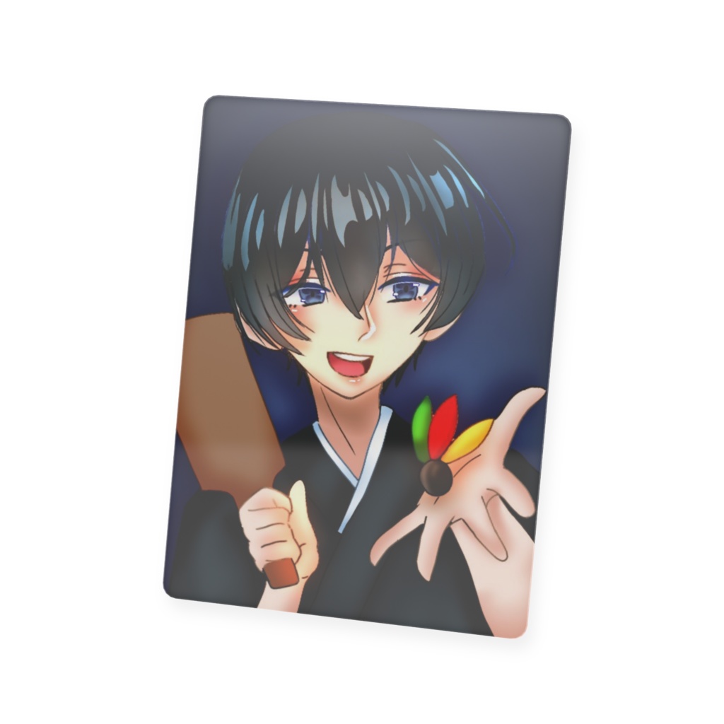 正月イラスト/プラスチックカード