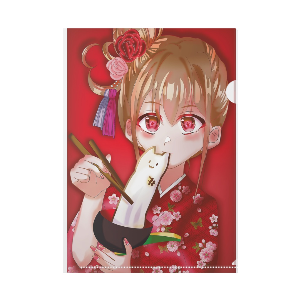 正月イラスト/クリアファイル