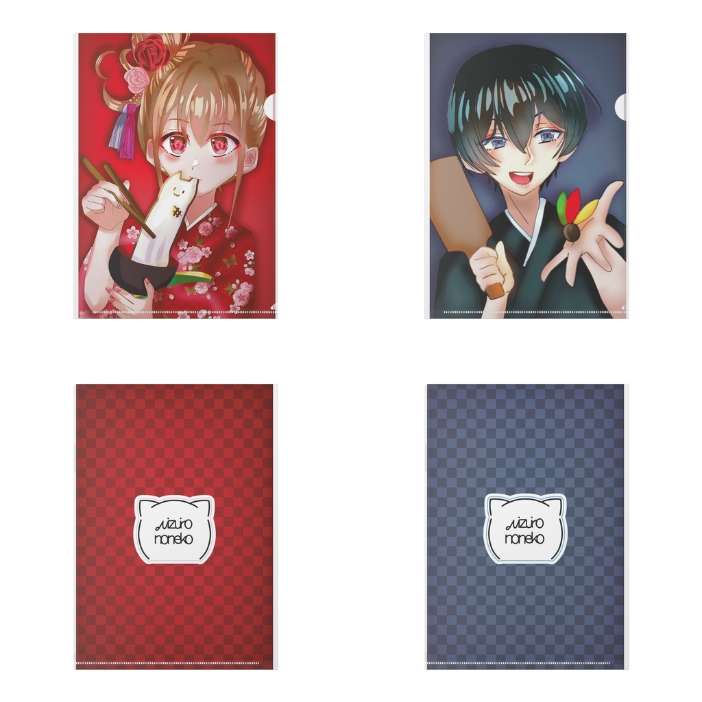 正月イラスト/クリアファイル