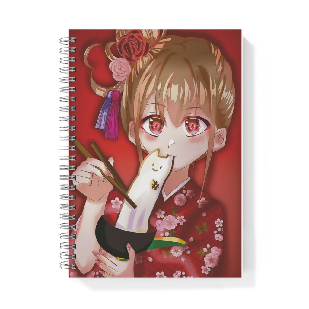 正月イラスト/リングノート