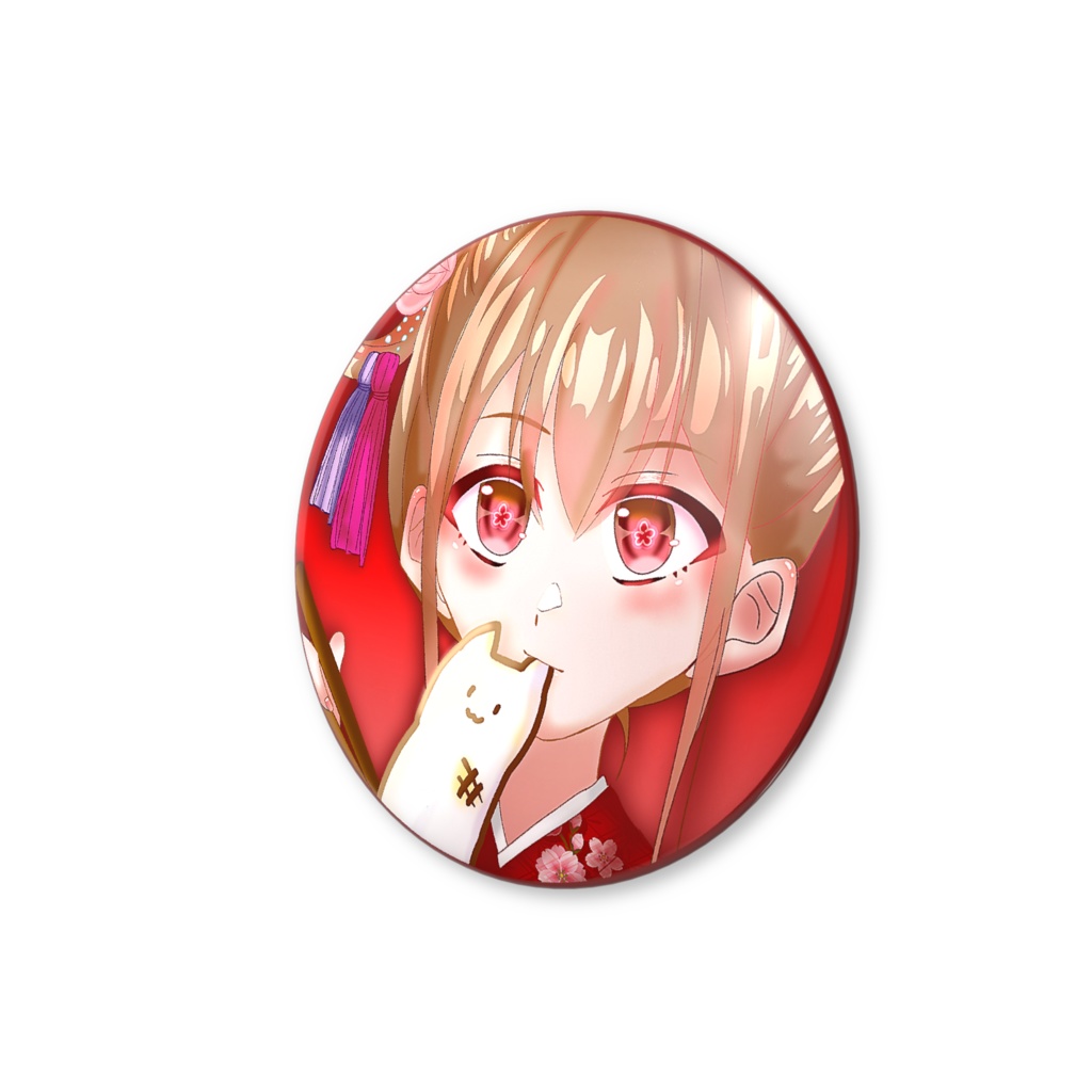 正月イラスト/缶バッチ