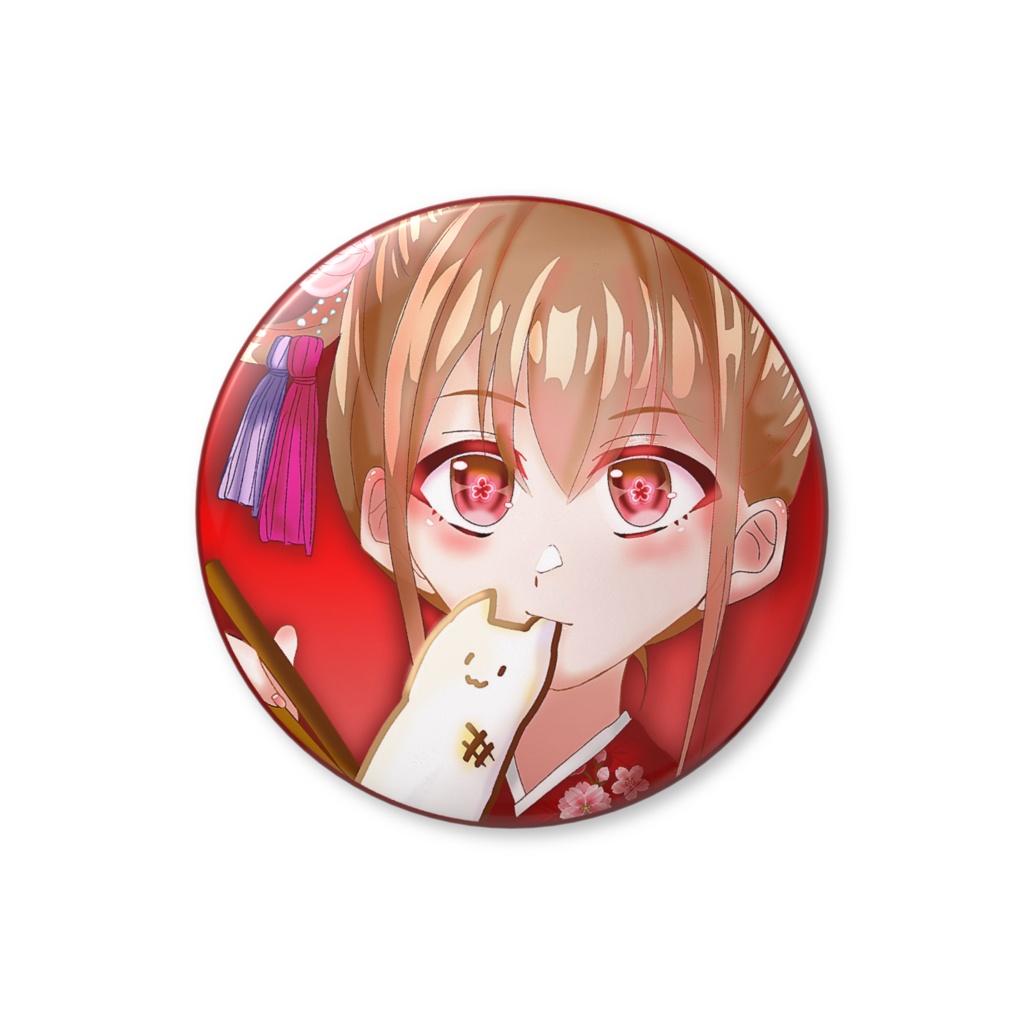 正月イラスト/缶バッチ