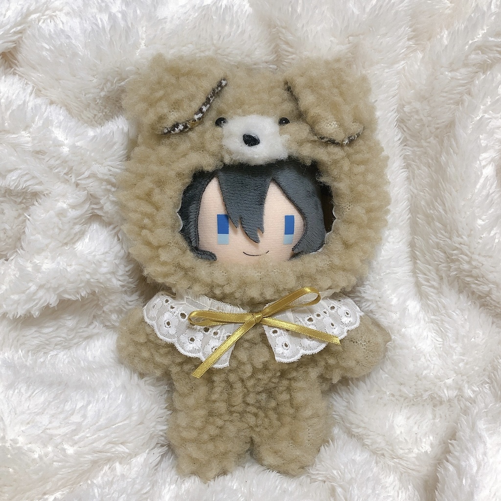 茶色わんちゃん着ぐるみ ◯ 黄色リボン