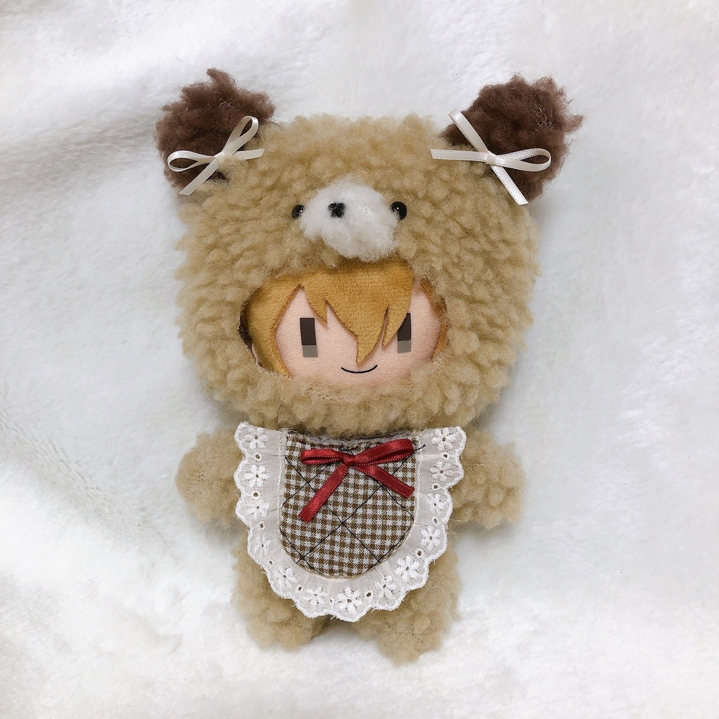 キルティング茶色チェック 茶くま着ぐるみ Coco Gurumi Booth キルティング茶色チェック 茶くま着ぐるみ Coco Gurumi Booth