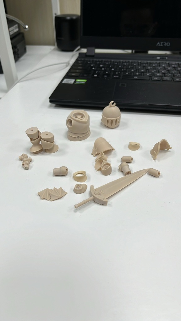 Hololive ファン ルーナイト フィギュア 3Dプリンター用