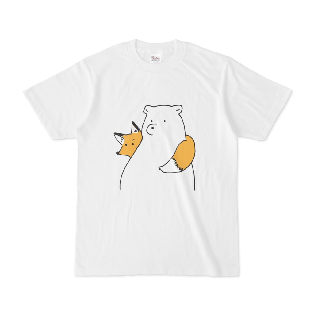 くまときつねTシャツ