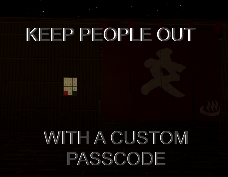 VRChat & ChilloutVR Keypad - Betty - BOOTH