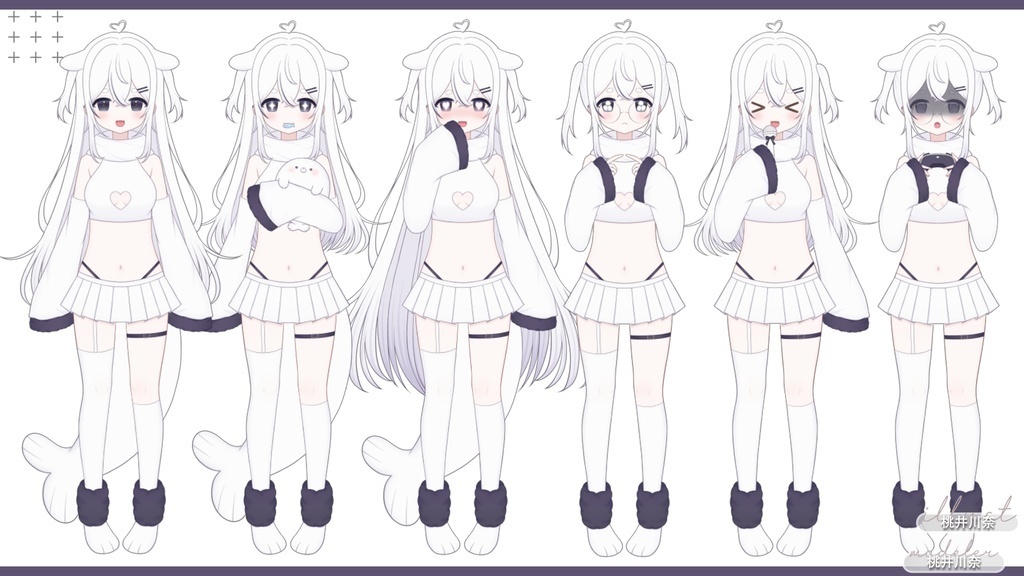 【限定一点】雪のアザラシ【Live2dモデル】【VTS対応】