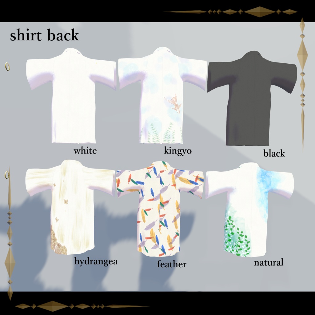 Casual Style Shirt / 3D衣装