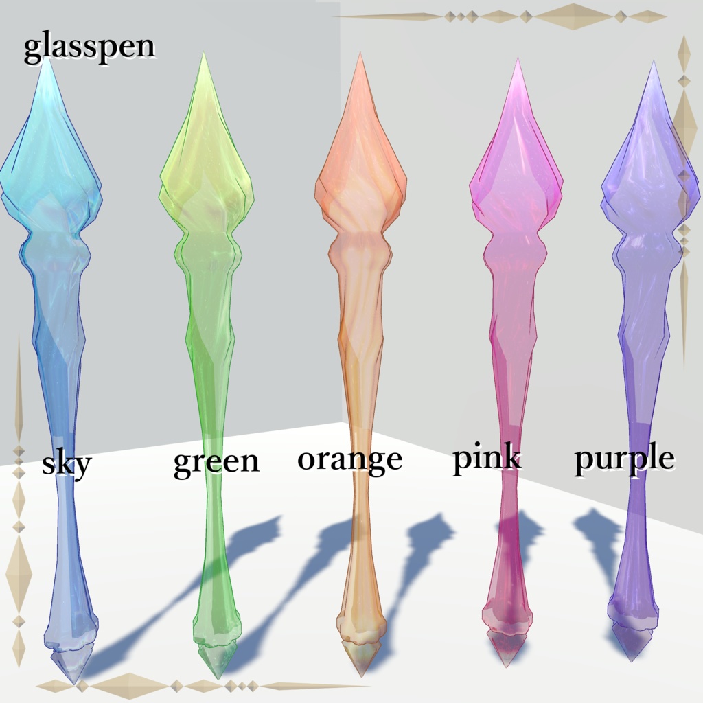 ガラスペン / glass pen