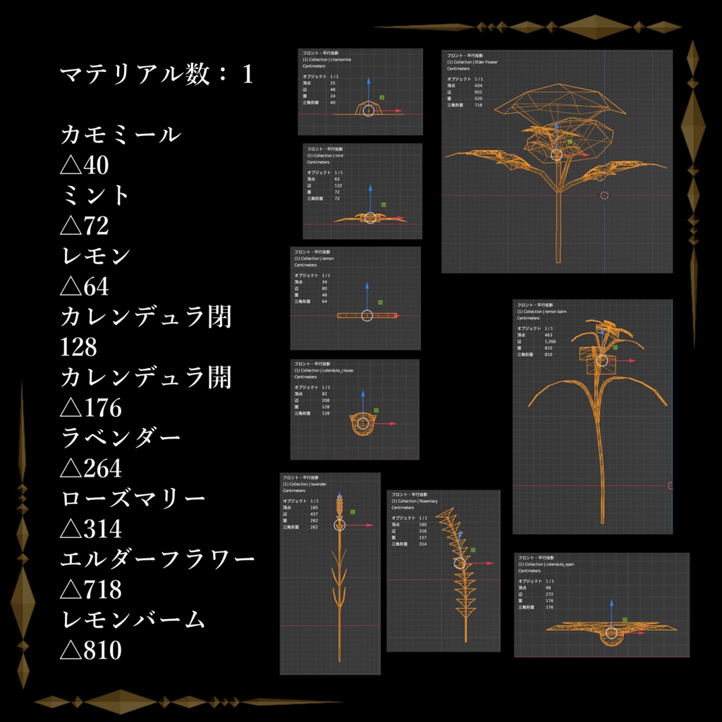 HerbTeaSet & Herb Crown