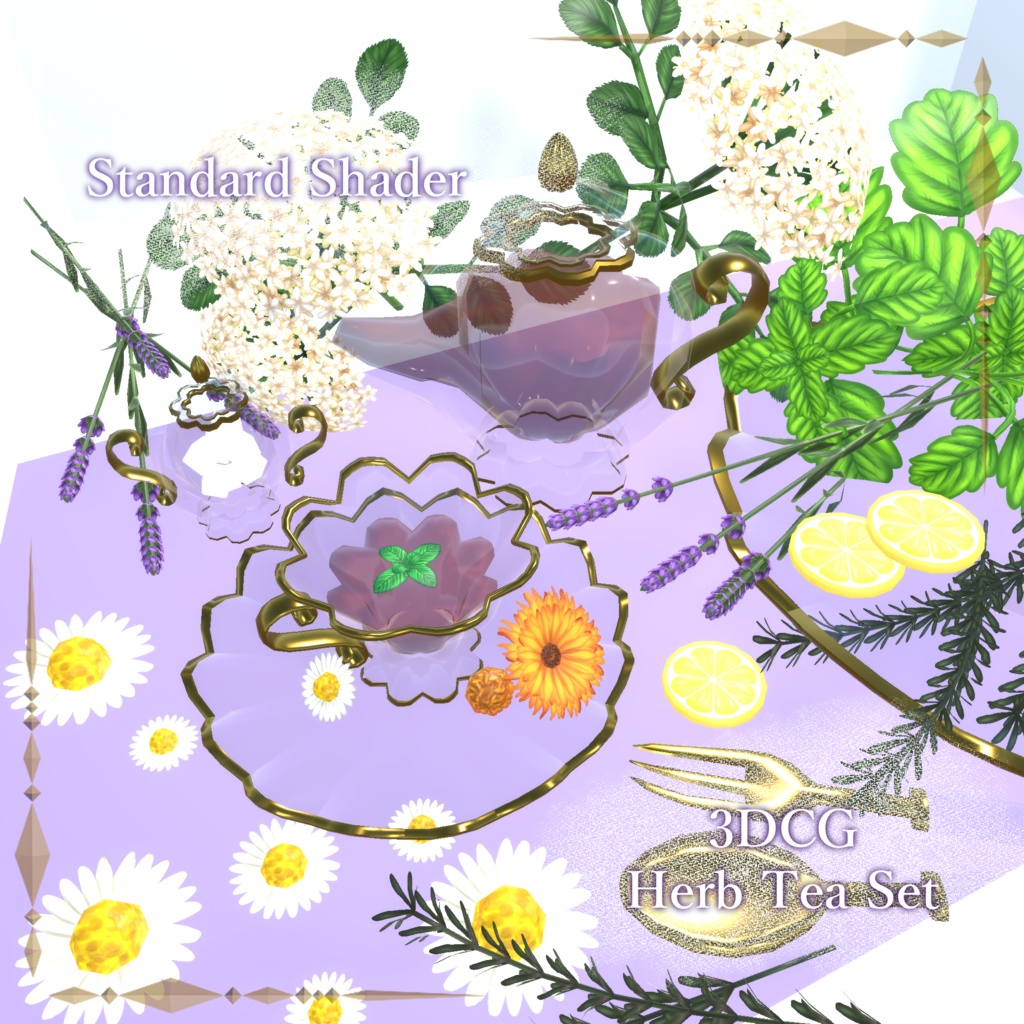 HerbTeaSet & Herb Crown