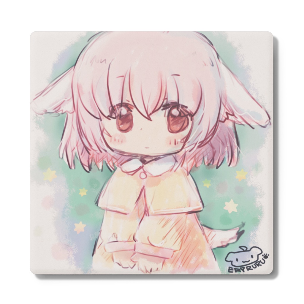 2021誕生日記念コースター(黄色い服)