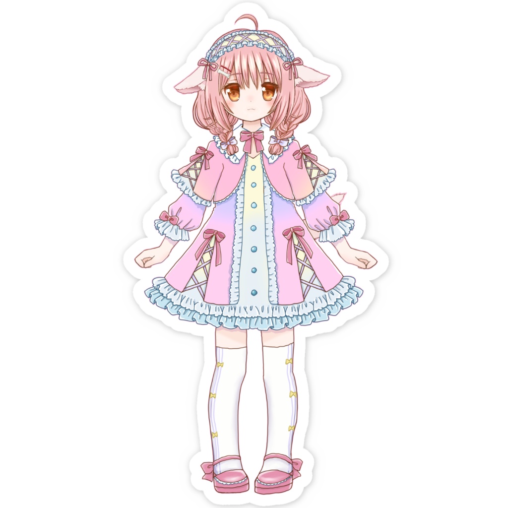 ゆめかわ スマホステッカー