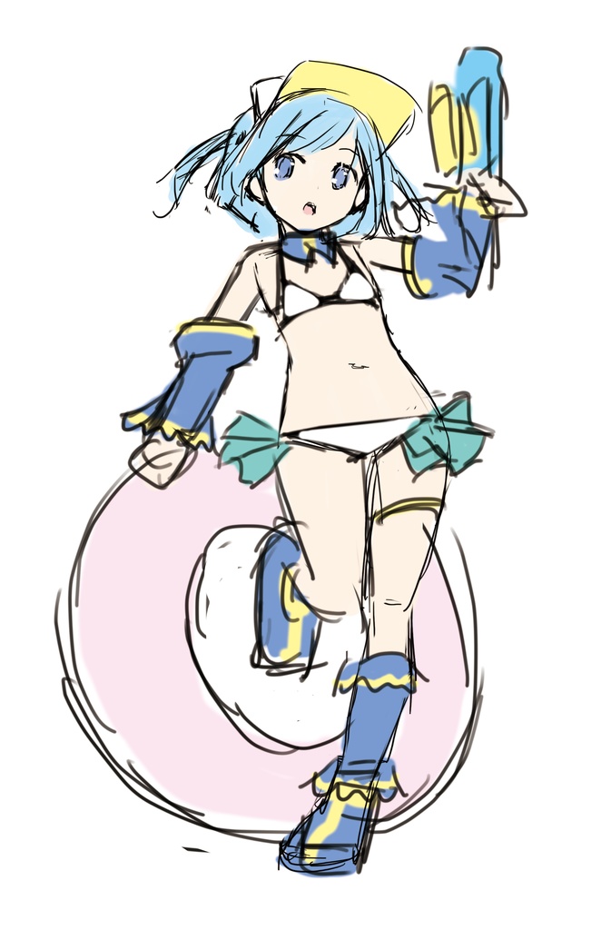  オーロラアクリルスタンド インク先生セット（初夏