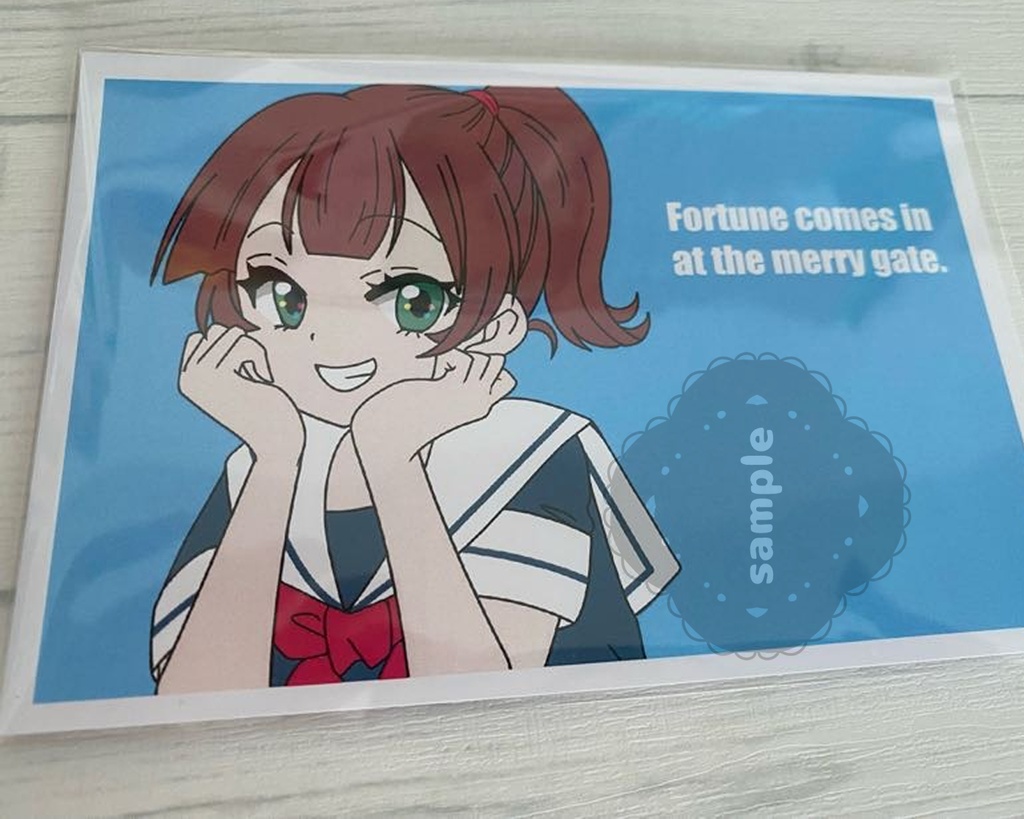 ポストカード（ブルー）