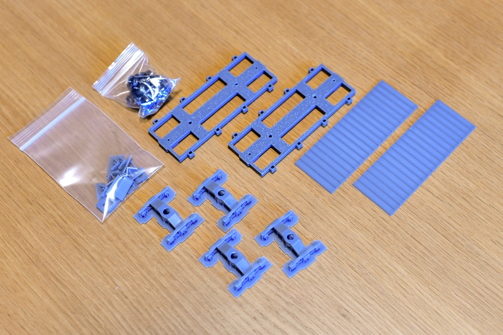 【On30】小型フラットカー キット 2両組