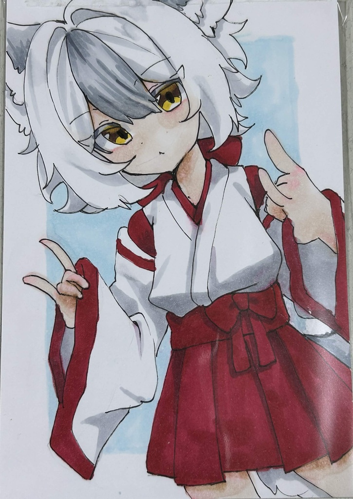 ポストカードサイズアナログ原画